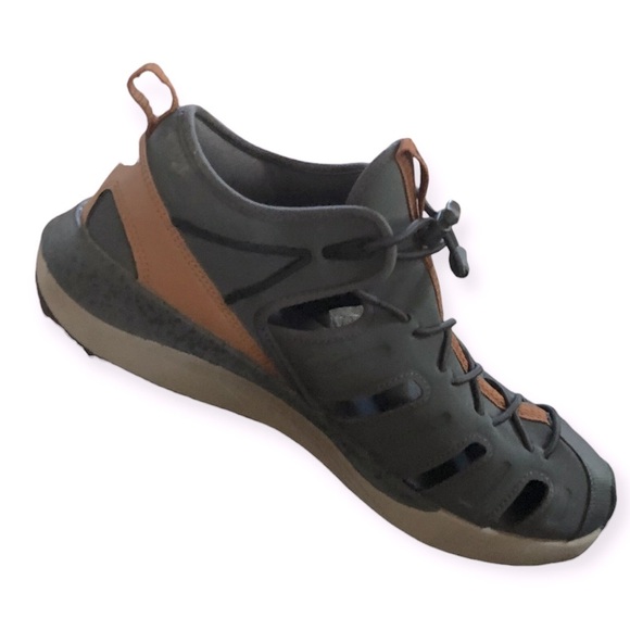 Columbia Trailstorm H20 Shoes Dark Grey Orange - Picture 6 of 7